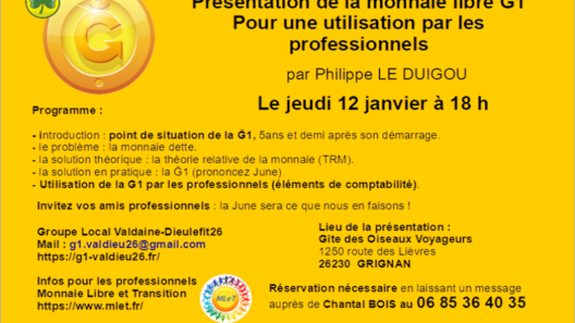 Monnaie Libre pour les Pros