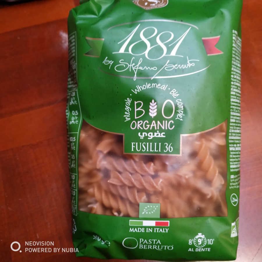 Pâtes complètes bio Fusilli Association June G1 de Valdaine Dieulefit