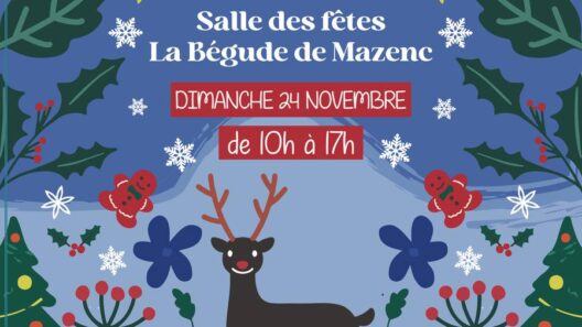 GMarché de Noël le 24/11 Salle des Fêtes La Bégude de Mazenc 26160