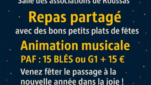 Réveillon St Sylvestre 2025/26 à Roussas